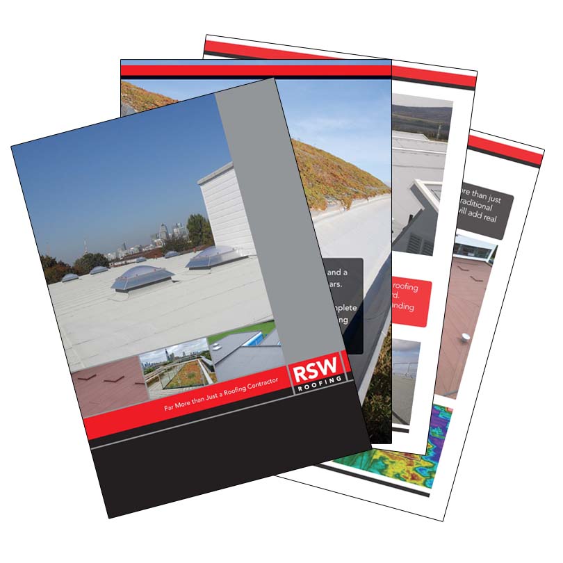 RSW roofing sales brochure